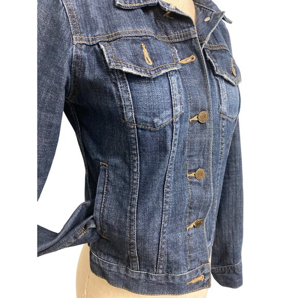 Lily Aldridge for Velvet By Graham & Spencer Denim Jacket For Women - S - Picture 3 of 6